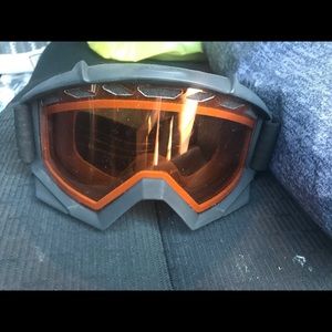 Snowboarding or skiing googles